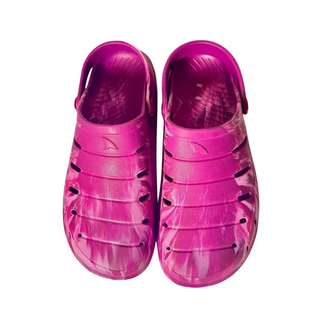 RUGGED SHARK WOMENS Purple Marbled Slip-On Shoes Size 10 Worn By Actress